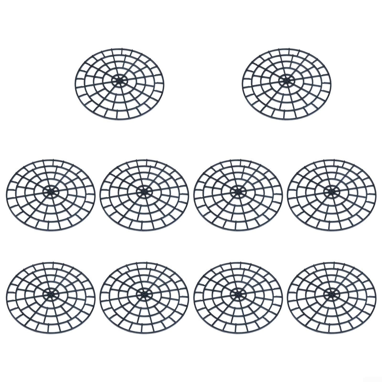 Rehausseur de plante pour terrasse et salon lot de 10 supports noirs 30cm