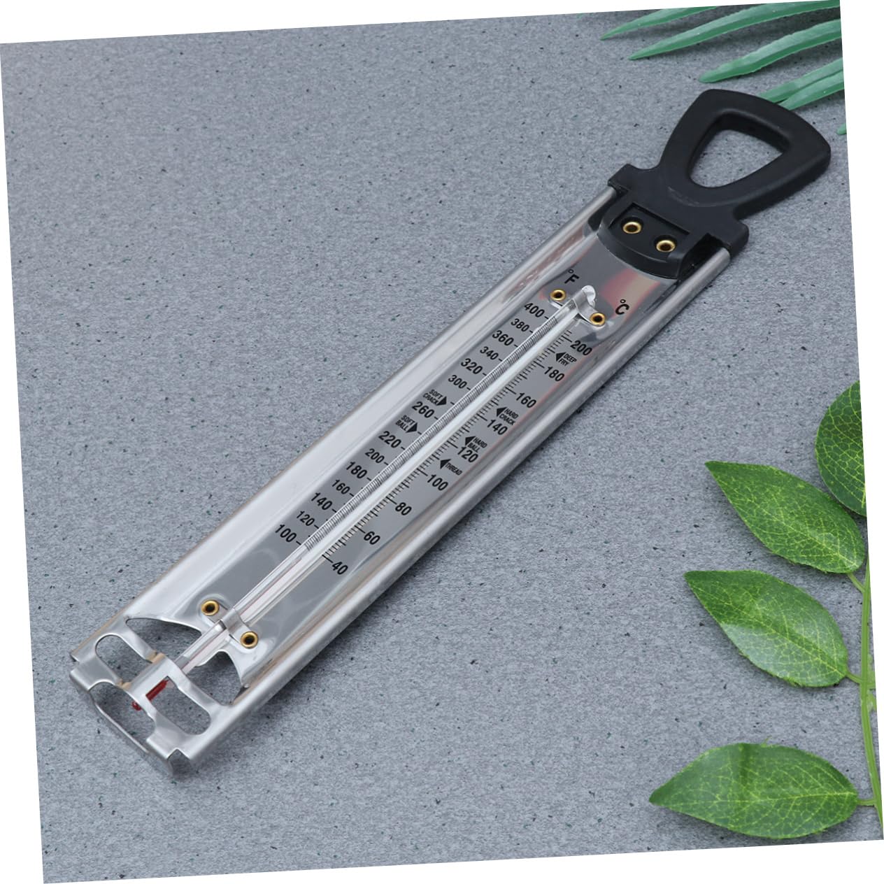 Thermomètre à Bonbons Suspendu Double Échelle 2 Pièces Pvc