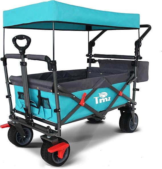 Amazon.co.jp TMZ アウトドア用キャリーカート 折りたたみ式 アウトドアワゴン 屋根付き 100L 大容量 耐荷重120kg 組み立て不要 ワイルド マルチキャリー(ブルー Amazon.co.jp TMZ アウトドア用キャリーカート 折りたたみ式 アウトドアワゴン 屋根付き 100L 大容量 耐荷重120kg 組み立て不要 ワイルド マルチキャリー(ブルー