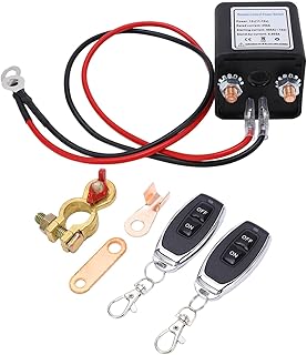 Remote Battery Disconnect Switch, DC12V 250A Wireless Remote Control Anti Theft Upgraded Kill Switch for Car, Prevent Battery Drain Battery Shut Off Switch for Car Truck RV ATV