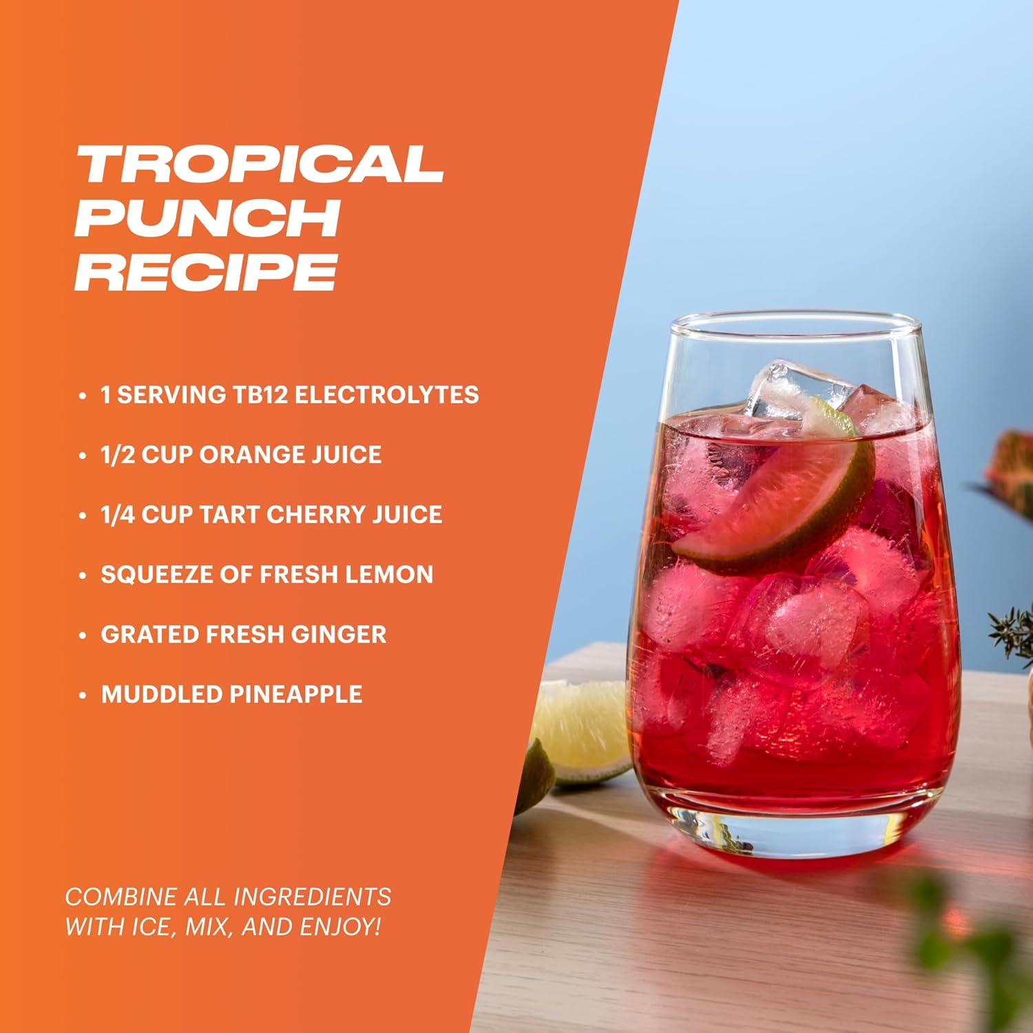 TB12 Electrolytes Powder Packets Peach Mango – Mineral-Rich Electrolyte Powder for Fast Hydration by Tom Brady - Natural, Low Sugar, Vegan, Gluten-Free, Easy to Mix - 15 Stickpacks - Image 7