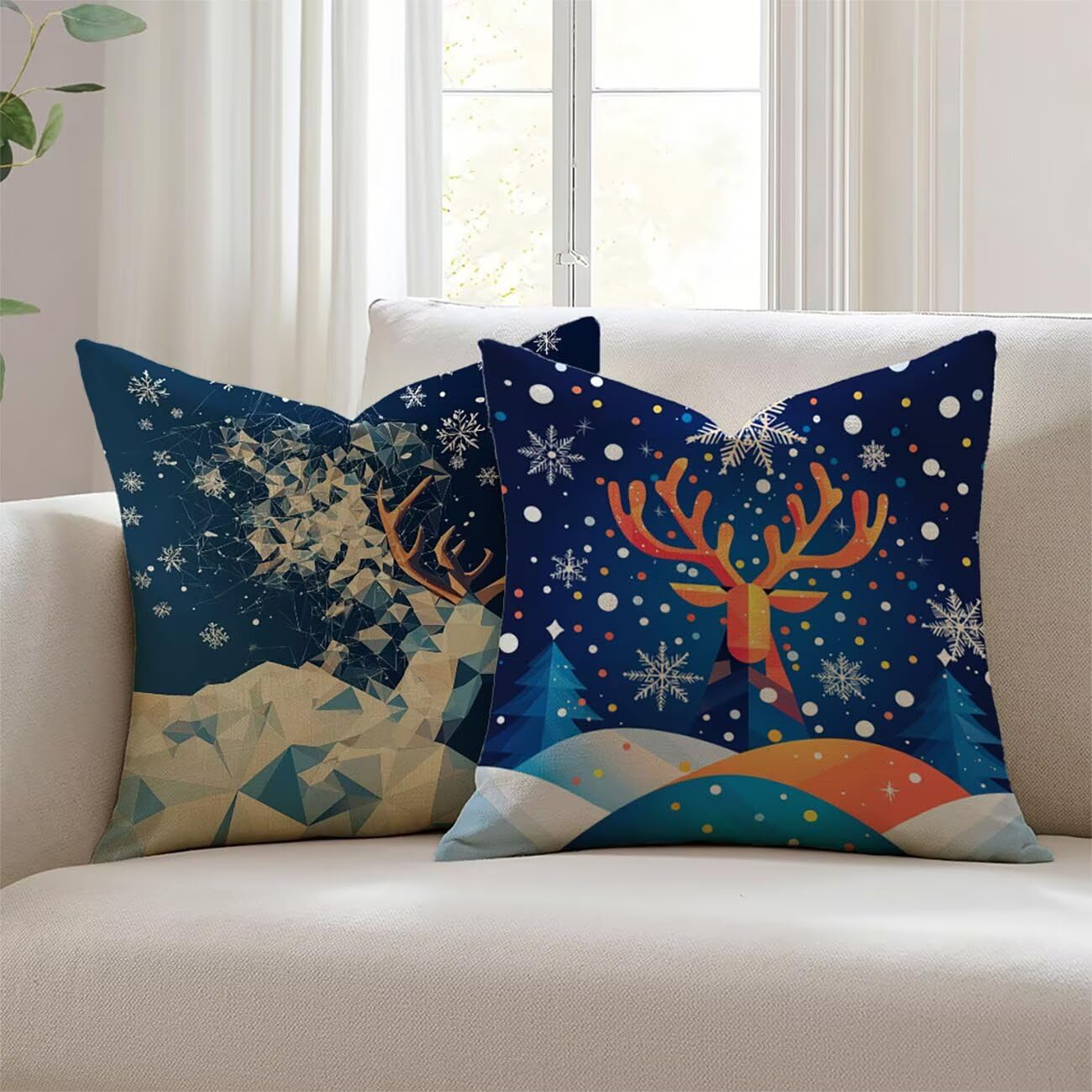 Housse de coussin de jardin animaux en lin pour embellir votre terrasse et votre salon