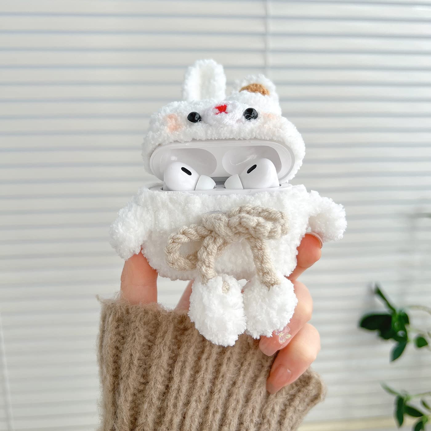 Amazon.com: Yatchen Plush Rabbit Case for AirPods 3,Kawaii Cute 3D