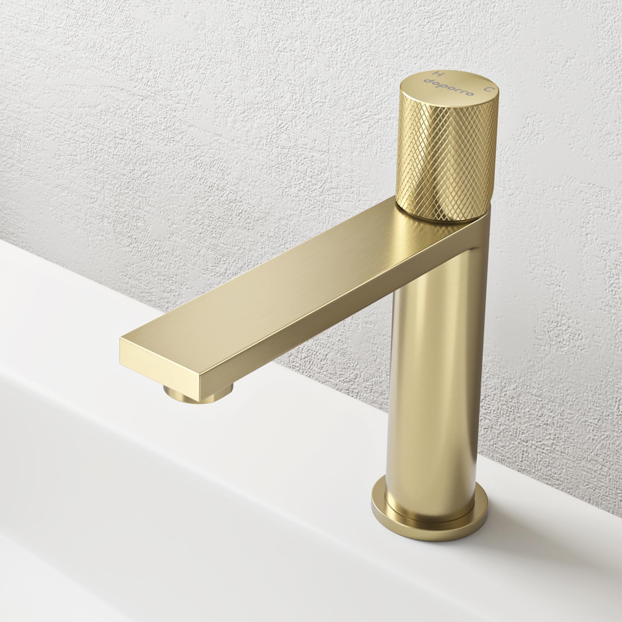 Robinet de salle de bain au design moderne en acier inoxydable haut de gamme