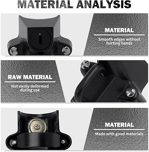 Miniatura 6 de HDBUBALUS Kit universal de bloqueo de seguridad para casco para tubos de 78 a 1 14 pulgadas de diámetro apto para Harley Yamaha Suzuki Kawasaki