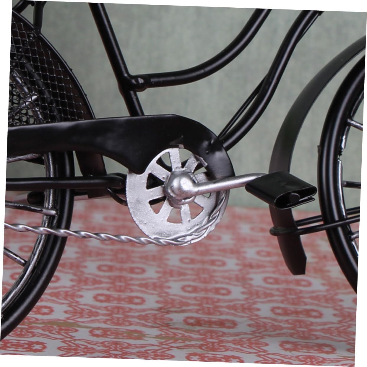 DIY Bicycle Model Scale Mini Retro Bike Model Home Decor Iron Art Decoration
