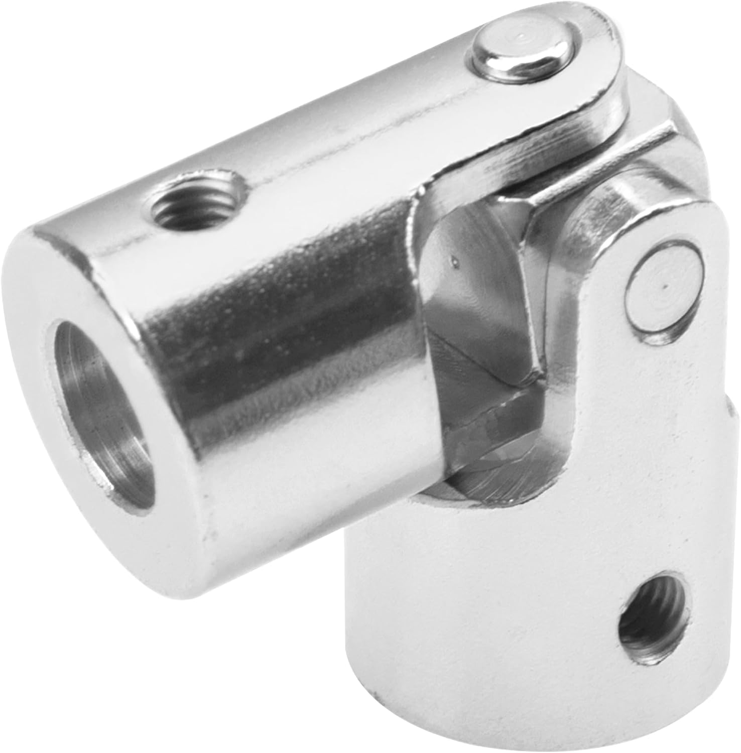 3Pack Vgoohobby Universal U Joint Coupler Rotatable Steering Shaft Coupling Motor Connector for RC Boat Robotics Snowblower Chute Floor Jack Handle (10mm to 12mm)