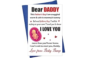 The Perfect 1st Father's Day Card: A Gift from the Bump to Daddy