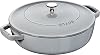 staub Braiser 40511-470 Blazer Saute Pan, Gray, 11.0 inches (28 cm), Large, Both Handed, Enameled Pot, Shallow Type, Sukiyaki, Induction Compatible, Japanese Authentic Product