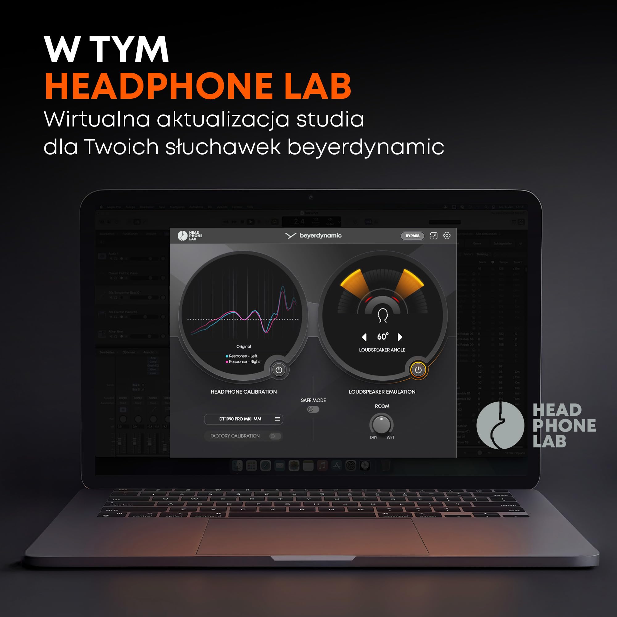beyerdynamic DT 880 PRO nauszne słuchawki studyjne, półotwarta konstrukcja, przewodowe