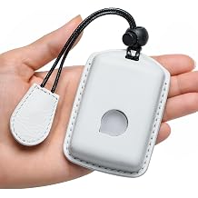 for Volvo Key Fob Cover Genuine Leather with Keychain,Compatible with Volvo XC40 XC60 S90 XC90 V90 2017 2018 T5 T6 2015 2016 T8
