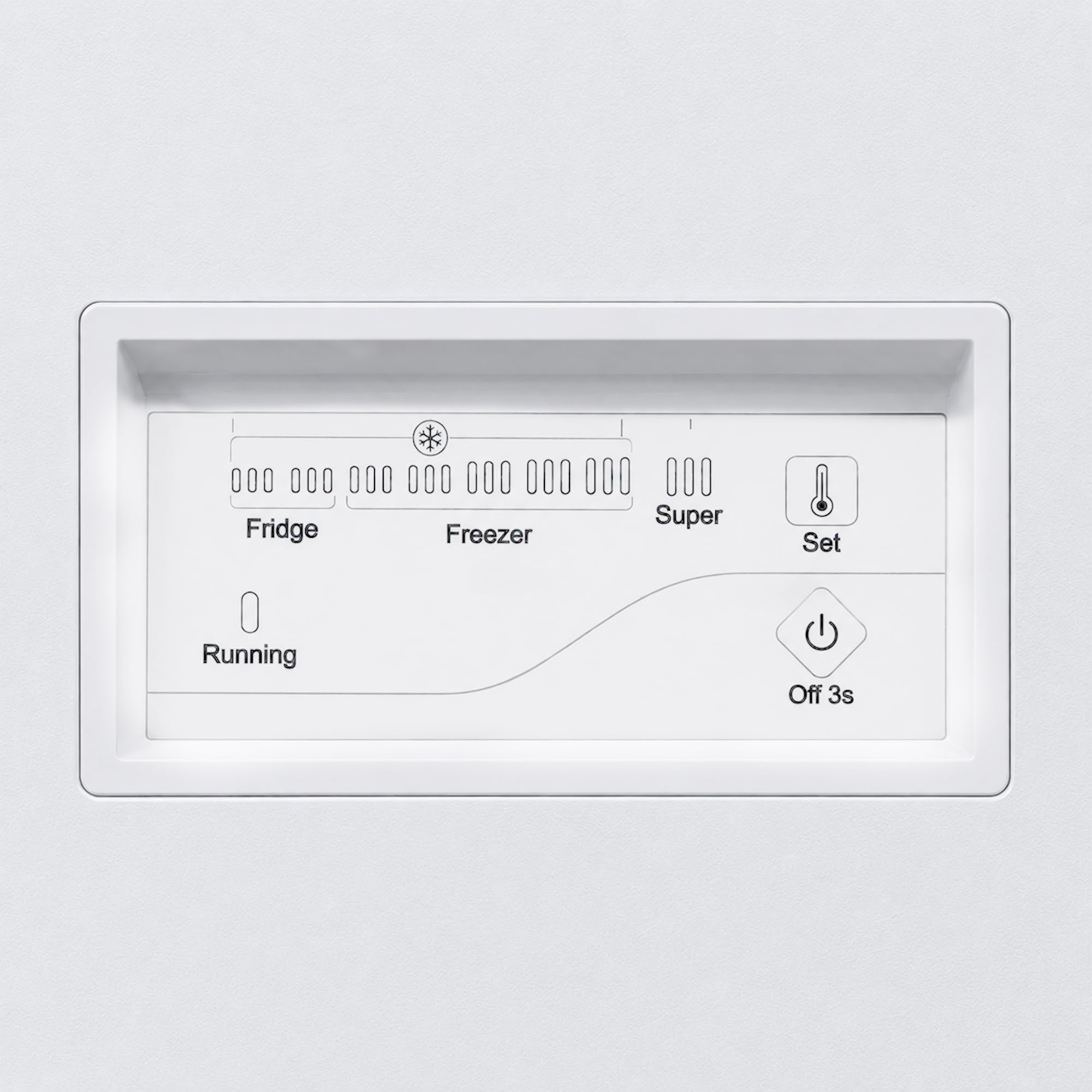HCF-HM100CE++ Tisch Gefrierschrank 100 L, leiser Betrieb, Energieklasse E, flexible linke/rechte Tür, Weiß, energiesparend, kompakt – Inklusive 5‑Jahres‑Garantie