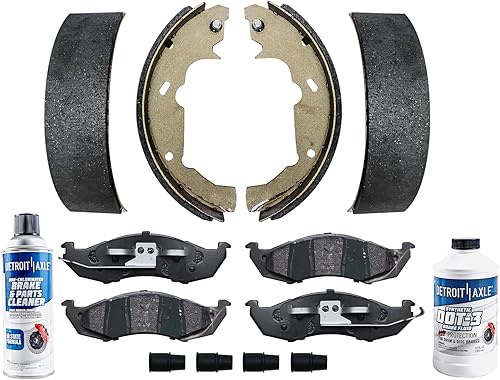 Miniatura 15 de Detroit Axle - Pastillas de freno para Chevy Trailblazer GMC Envoy Pastillas de freno de cerámica w/Hardware Buick Rainier Isuzu Ascender Olds