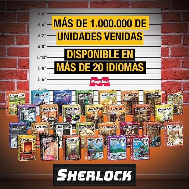 Foto 6 de 7 de MAGICBOX Entre tumbas - Sherlock Q System - Juego de Cartas de deducción - Nivel Medio - De 1 a 8 Jugadores