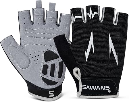 Cycling Gloves Half Finger Mountain Road Bike Cycle Gloves Anti Slip Shock Absorbing Padded Breathable MTB Bicycle Biking Gloves Sports Men Women
