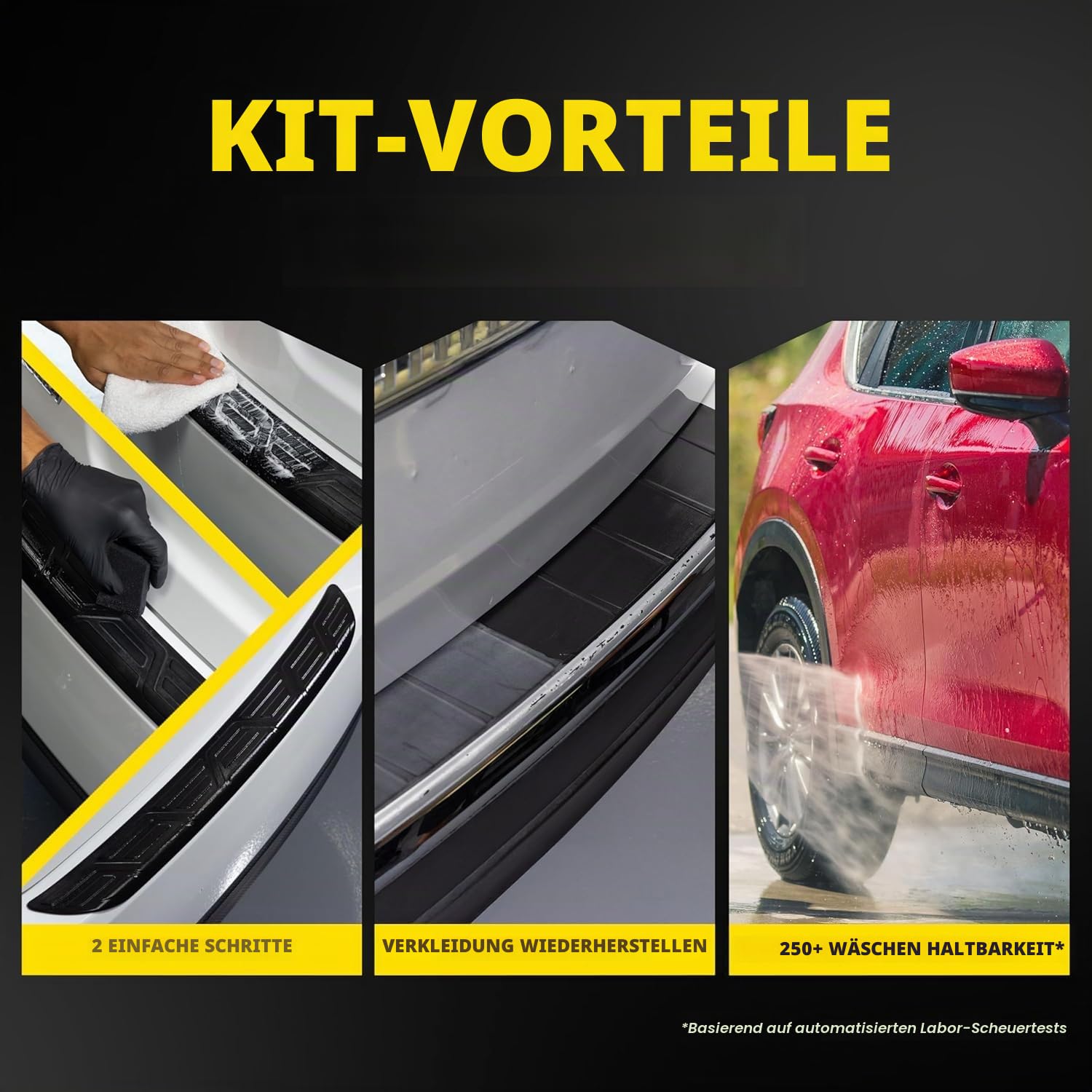 Meguiar’s Heavy Duty Trim Aufbereitungsset für Zierleisten und Kunststoff