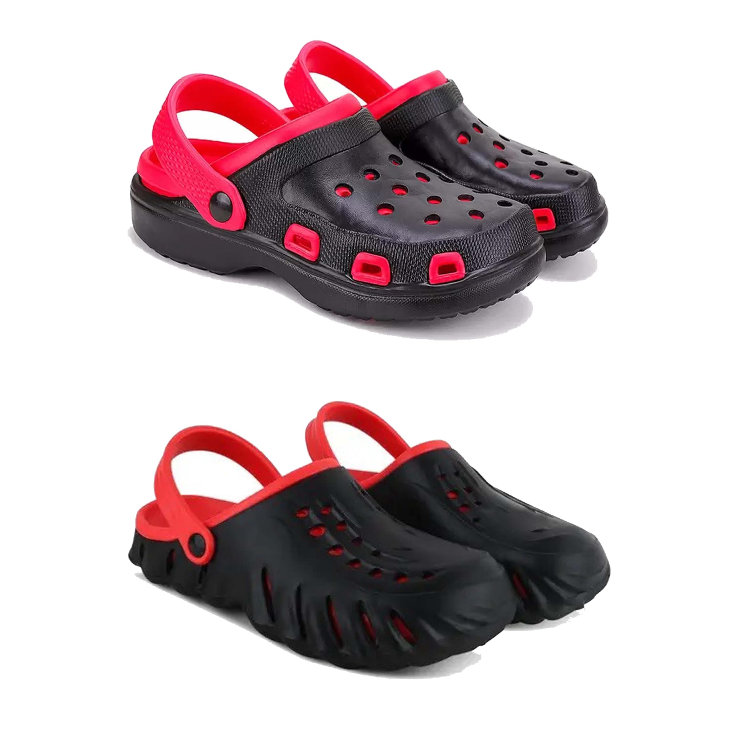 Men's Sandals Clogs| Lightweight Wear| Stylish & Easy to Wear for Men's GR-SAN-(2-Combo)-3017-3148-image-44