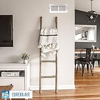 Vista 7 de Deflector de ventilación – Redirige el flujo de aire – Se adapta a registros de ventilación de 10 a 14 pulgadas de ancho para pisos, paredes