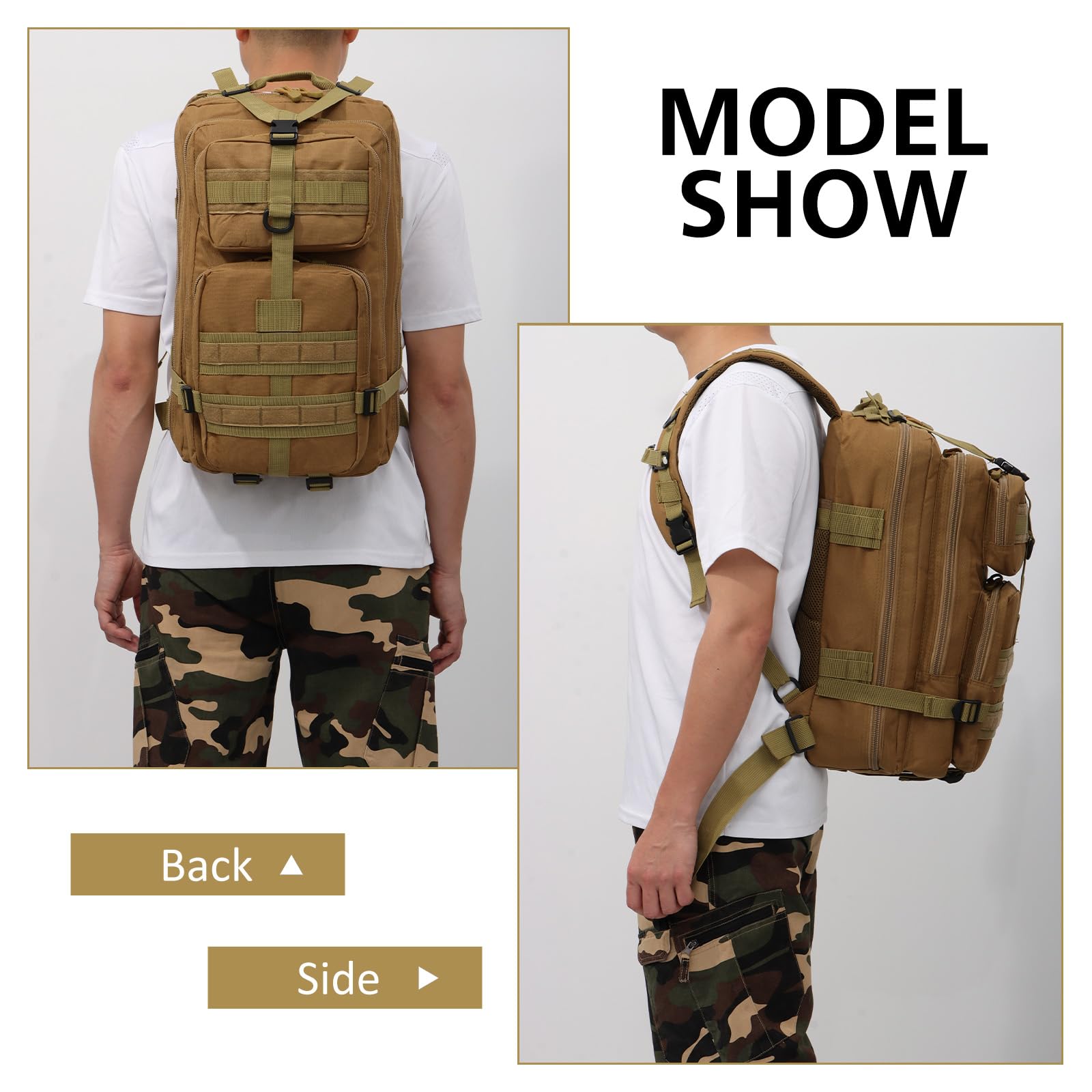 35L wojskowy plecak taktyczny Molle Army Assault Pack Dayas Outdoor Sport Sport Podróże Piesze wycieczki