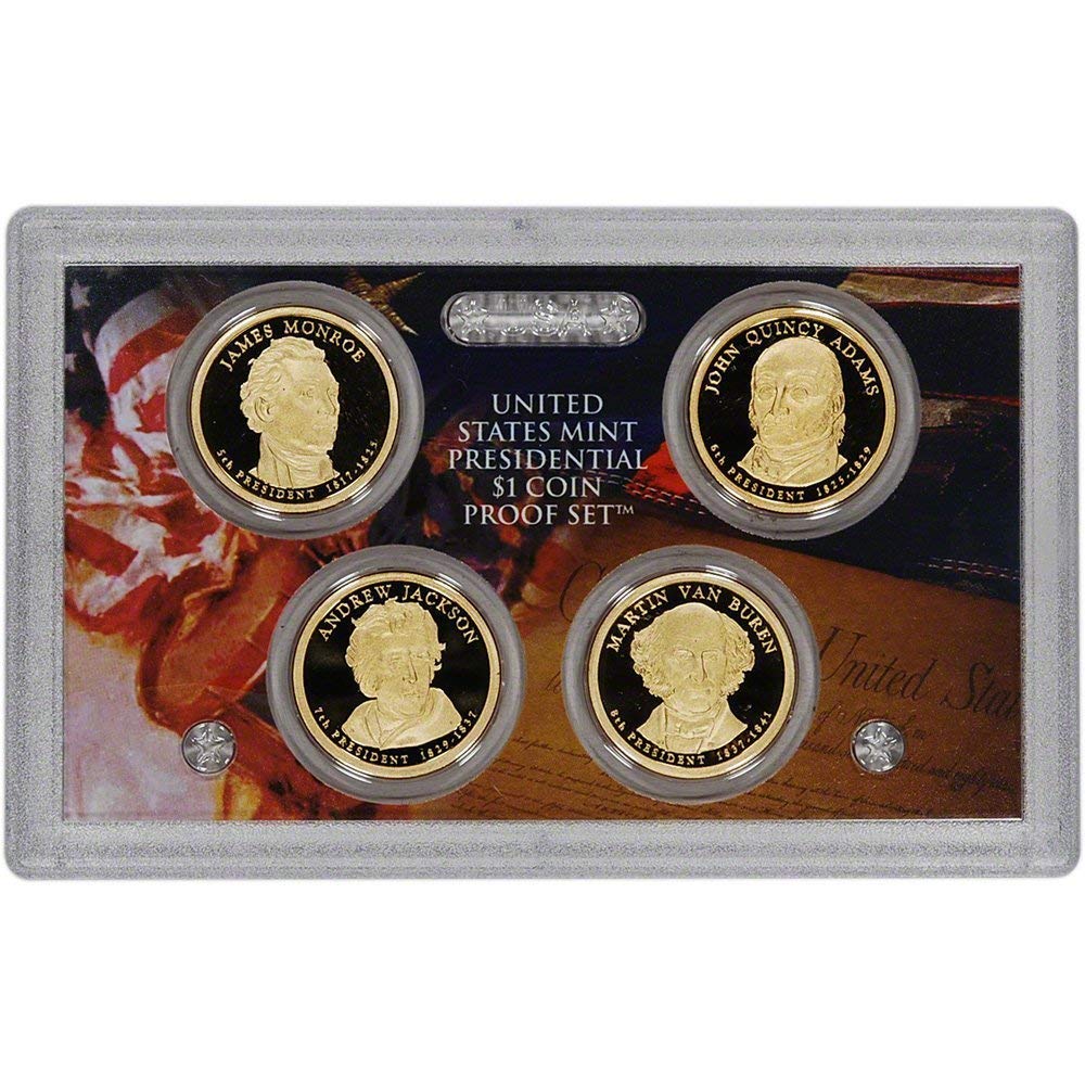 2008 S Presidential Dollar 4-coin Proof Set $1 US Mint Gem DCAM - No Box or COA