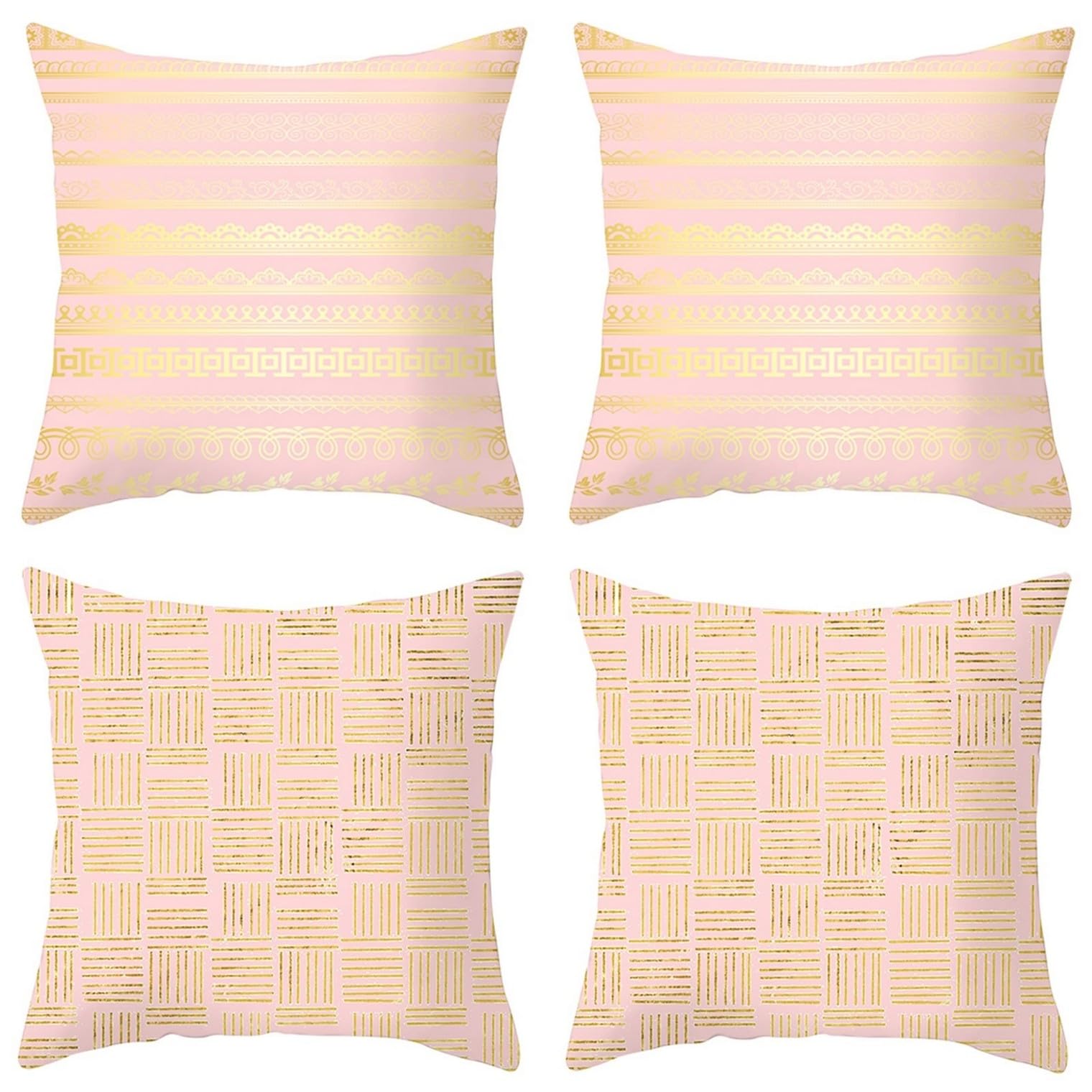 Housse de coussin jardin extérieur géométrique pour canapé de terrasse