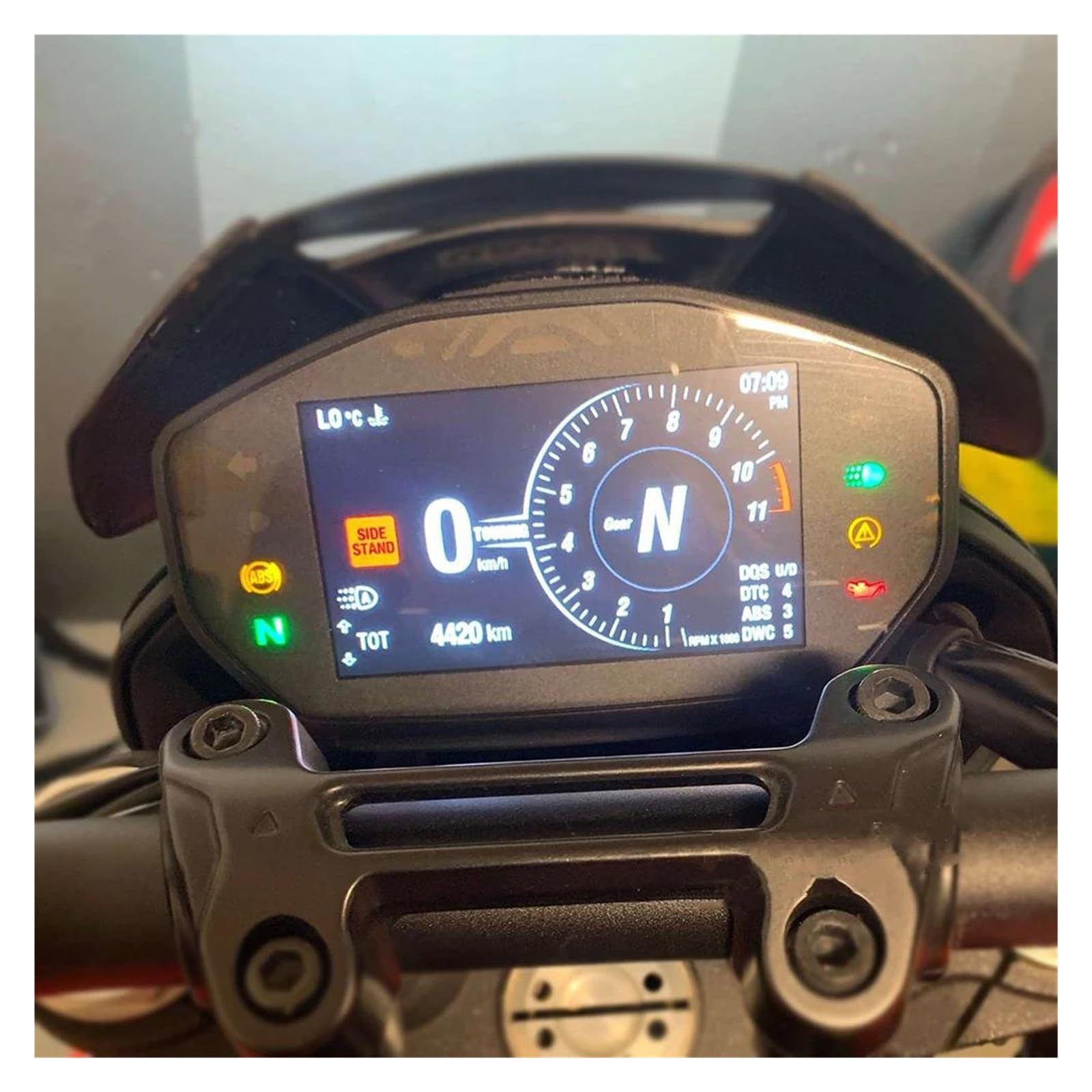 Gehäuse für Motorrad-Drehzahlmesser Für Ducati FÜR Hypermotard 950 2019-2022 Motorrad Tacho Gehäuse Instrument Panel Fall