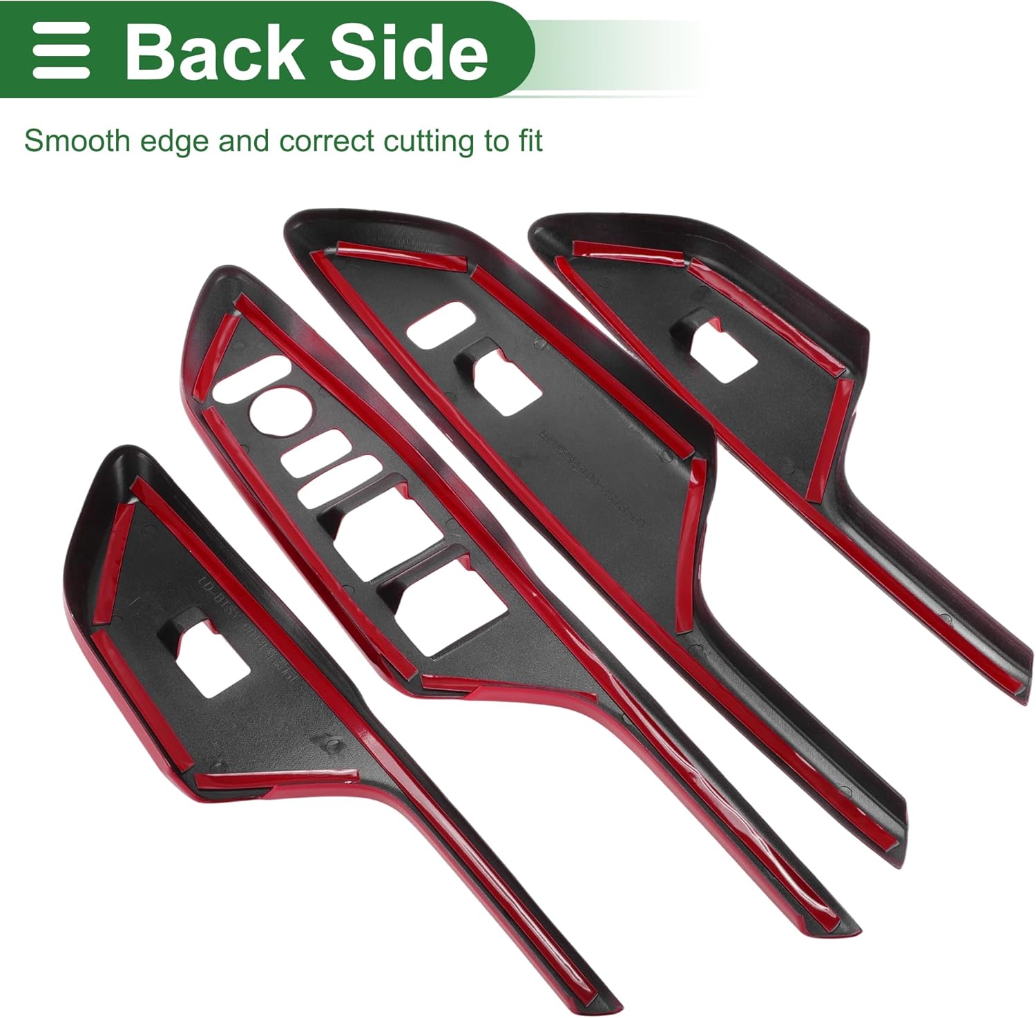 Window Lift Switch Panel Trim Cover for Honda Civic 2016-2019 Front Rear Car Door Window Control Button Interior Accessories Red