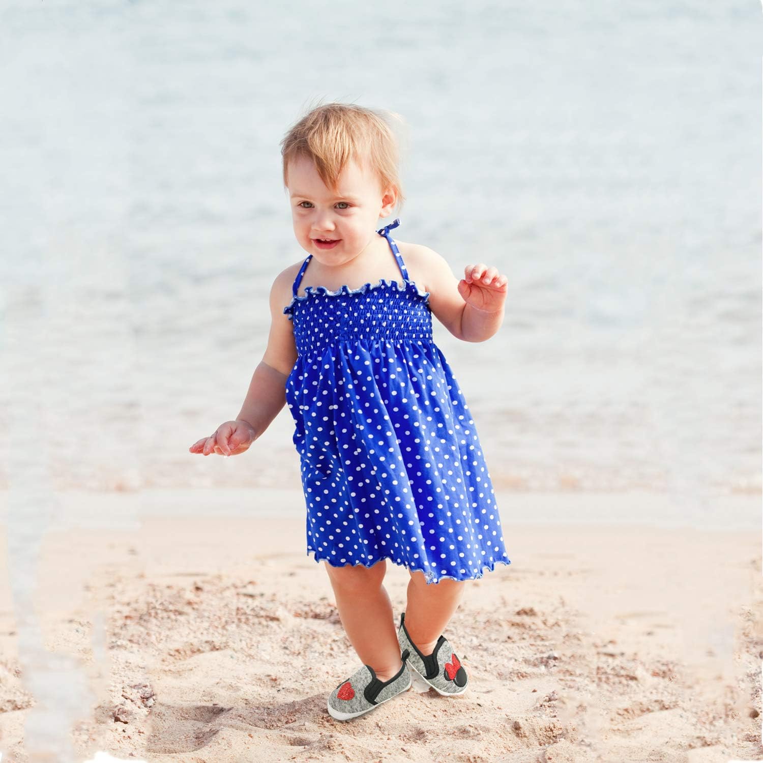 Miniatura 5 de Disney Mickey and Minnie Mouse Red and Black Infant Shoes - Size Toddler-Infant Sizes