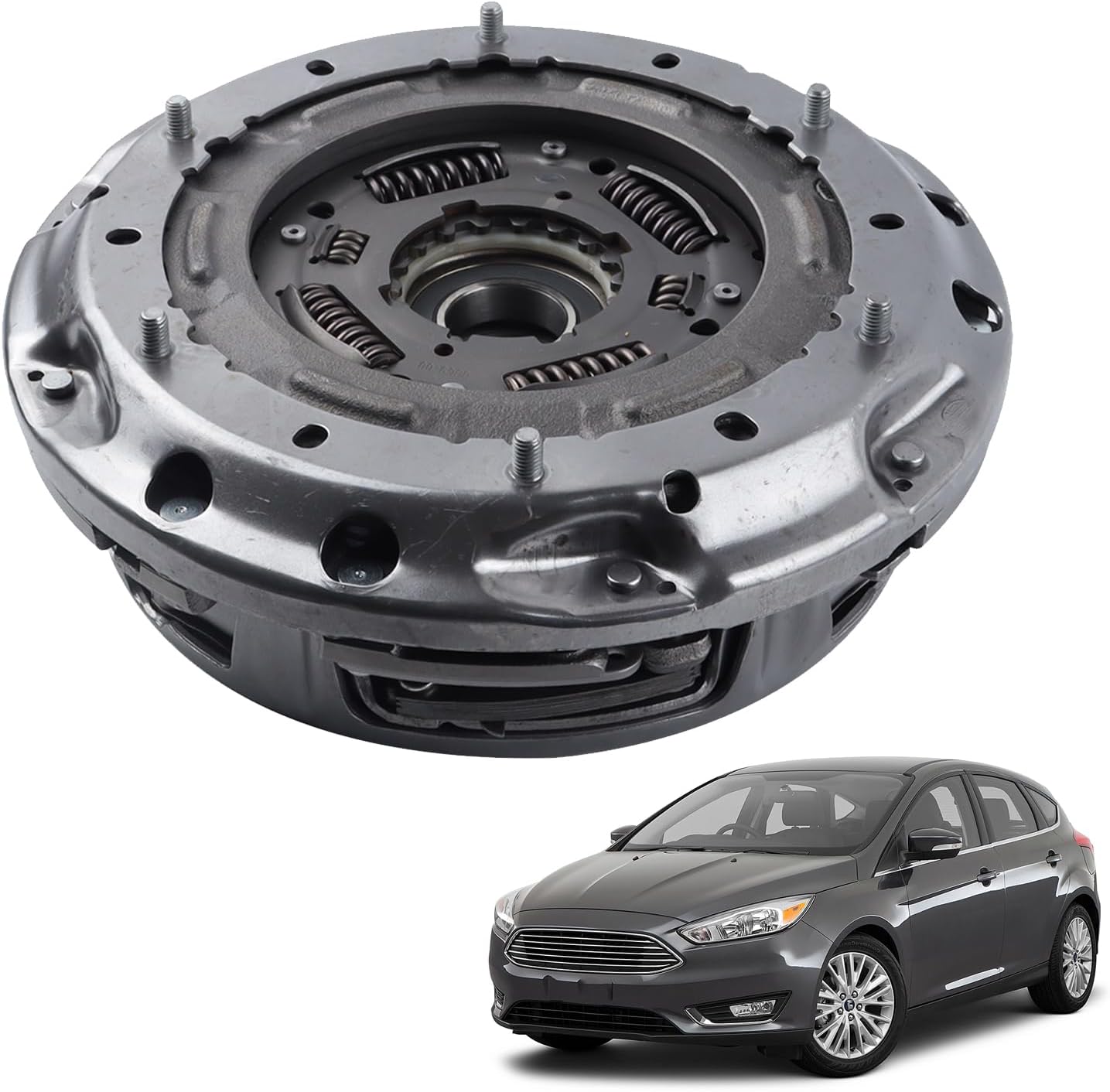 DPS6-DCT 6DCT250 Dual Auto Clutch Transmission Compatible with 2012-2019 ford Focus Fiesta B-MAX ECOSPORT 1.0L/1.5L/1.6L/2.0L/2.3L Engine DPS6