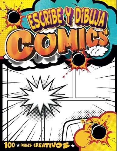 Crea Tu Comic Libro de Boceto Cómico Para Niñas Escribir Y Dibujar Novelas Gráficas de Dibujo (Spanish Edition)