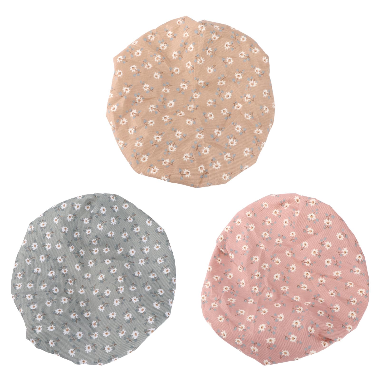 FOMIYES 9stücke Doppellagige Duschhaube Elastische Badekappen Für Haarpflege Für Dusche Und Spa Schützt Die Haare Beim Make-up Und Reinigen