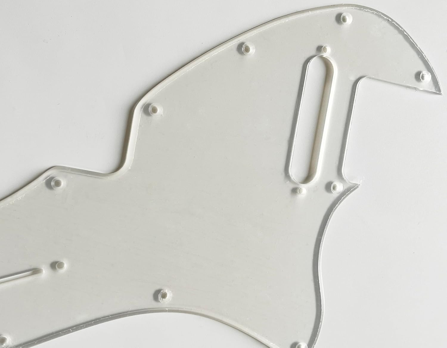 For Fit Fender Telecaster Thinline/Tele 69 Style Guitar Pickguard (1 Ply Clear Transparent)