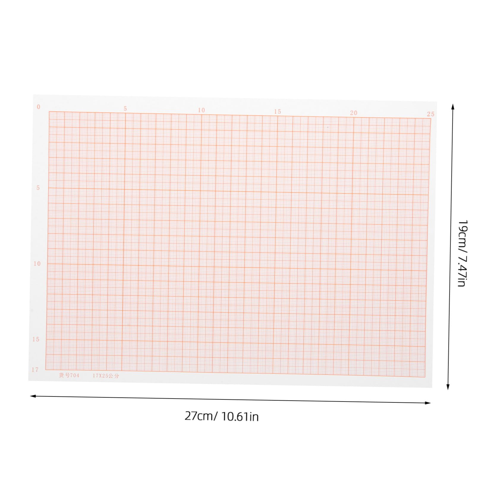 Artibetter Feuille de Papier Millimétré Rose 100 Feuilles pour Dessin Précis Calculs Peinture