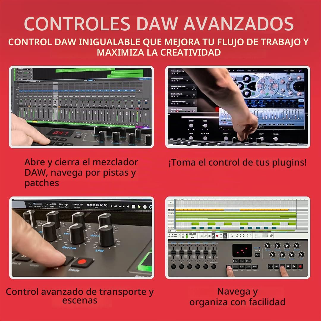 Nektar Impact LX61+ - teclado controlador MIDI USB con integración