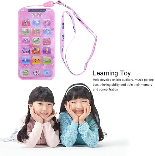 Miniatura 2 de Bebé Niños Juguete Música Simulado Teléfono Móvil Máquina de Aprendizaje Educativo Regalos para Niños (Ruso)