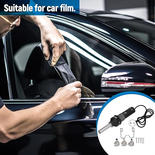 Miniatura 2 de Pistola de aire caliente, pistola de calor controlada por temperatura, herramienta de soldadura electrónica portátil, pistola de calor ajustable,