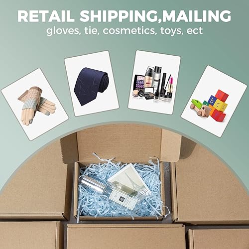 Miniatura 5 de Golden State Art, Cajas de envío de 6 x 4 x 2 pulgadas, paquete de 26 cajas de cartón corrugado marrón para enviar por correo, embalaje de literatura