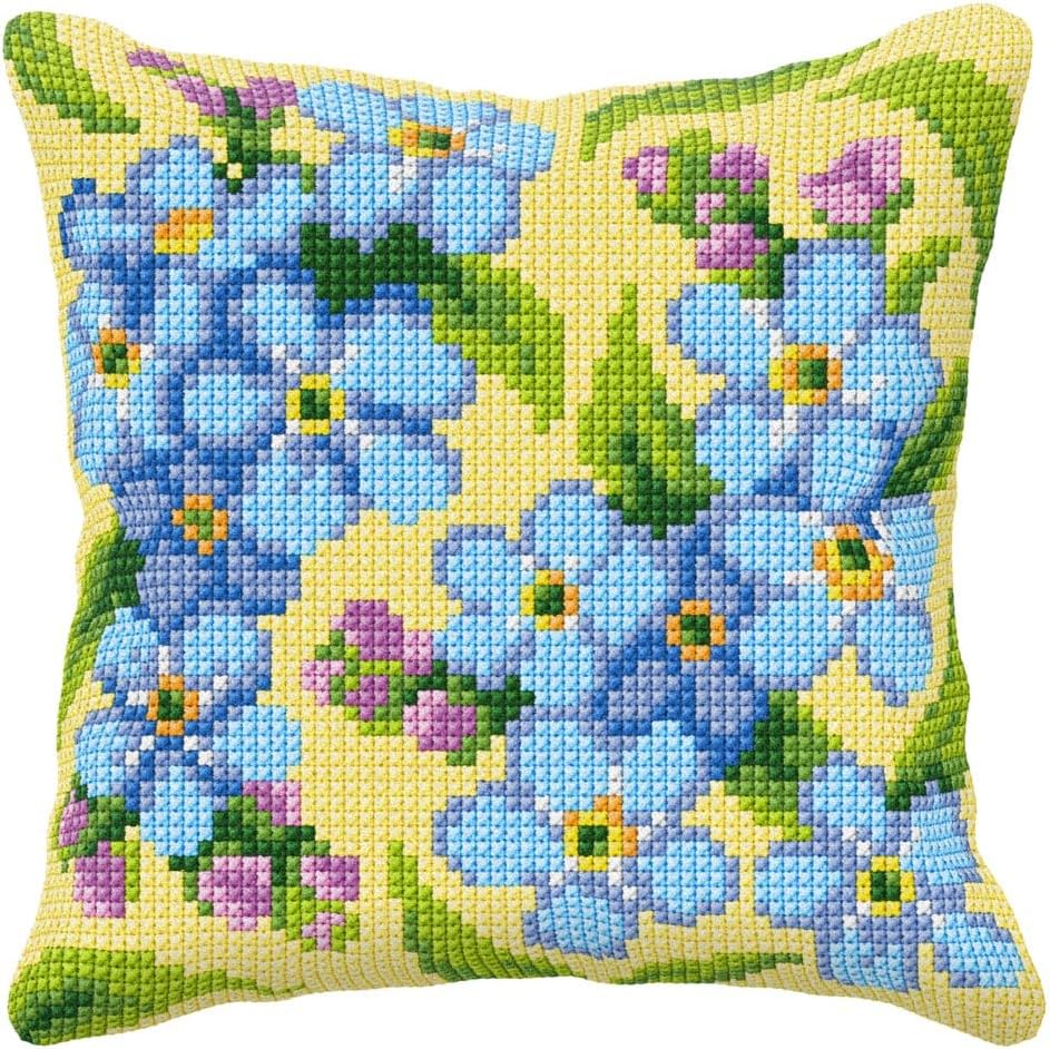 Wizardi Needlepoint Cushion. Stamped Cross Stitch kit - Gingerbread Man 99112 Orchidea