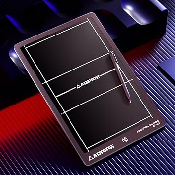 Electronic Volleyball Coaching Board, Volleyball Clipboard for Coaches, 16 Inch LCD Tactical Board, Strategy Marker Board with Pen, Training Equipment for Teaching, Game
