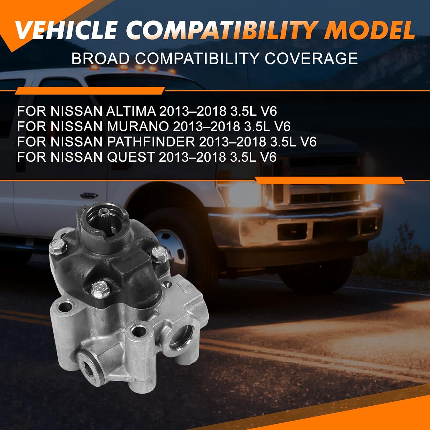 RE0F10D JF015E JF016E Transmission Oil Pump Assy w/Valve Fits for Nissan Altima 2012-UP Sentra 1.8L Heavy Duty Transmission Oil Pump Repalce OE 31340-28X8A 31340-28X0A