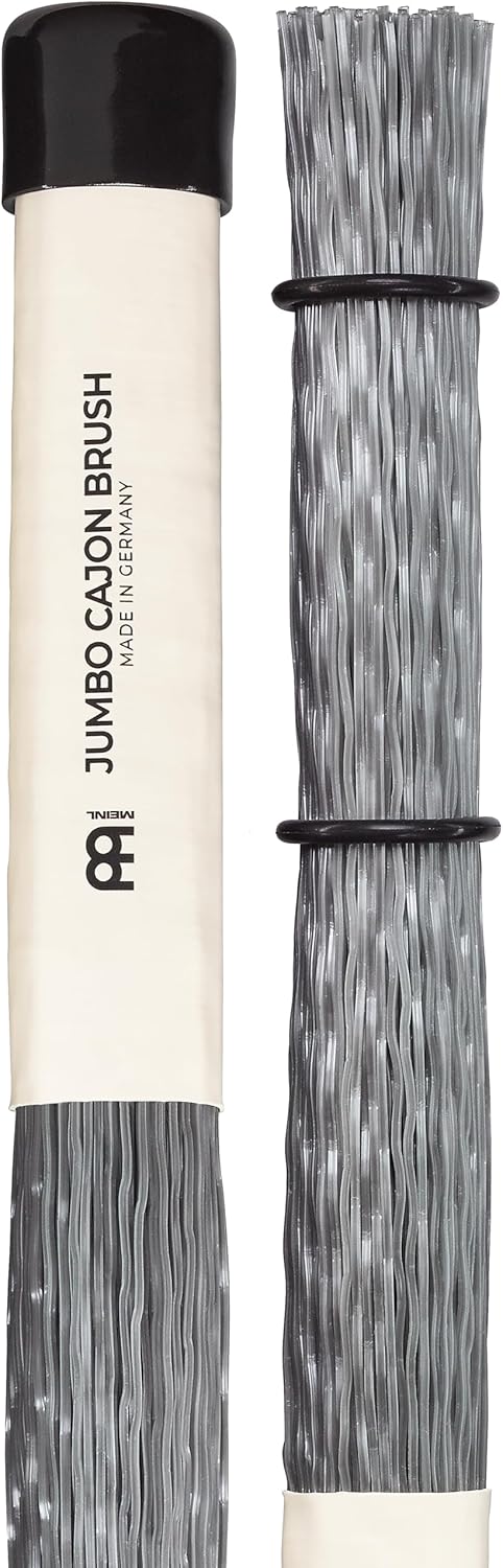 Meinl Stick & Brush Cajon Brush with Nylon Dowels and Adjustable Rings