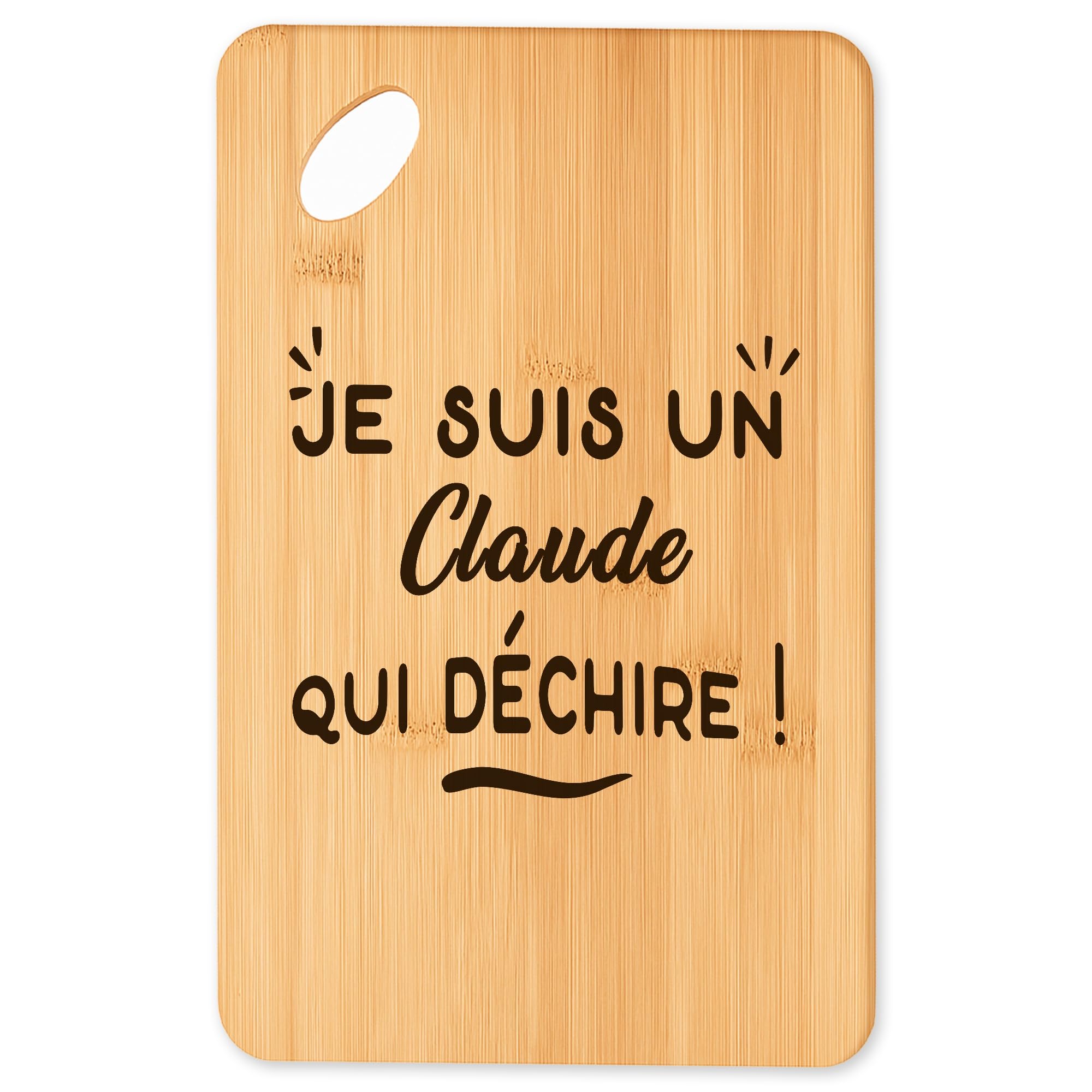 Planche à découper en bambou Claude pour en finir avec les plateaux fragiles