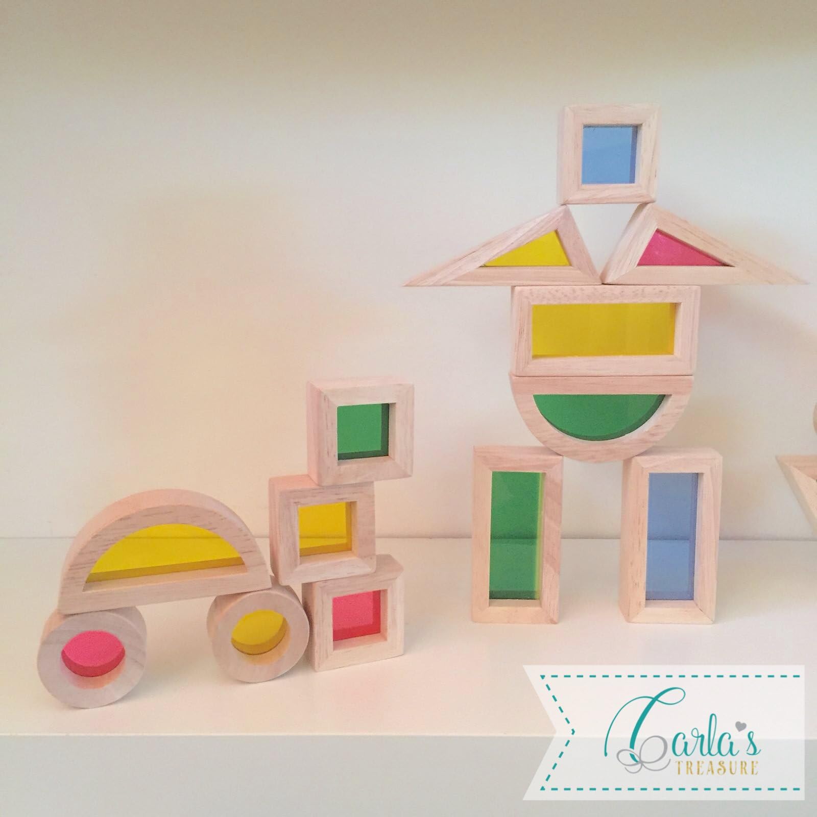 kidpik Rainbow Blocks Creative Educational Building Toys