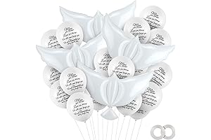 Soaring in Serenity: White Memorial Balloons for Cherished Farewells