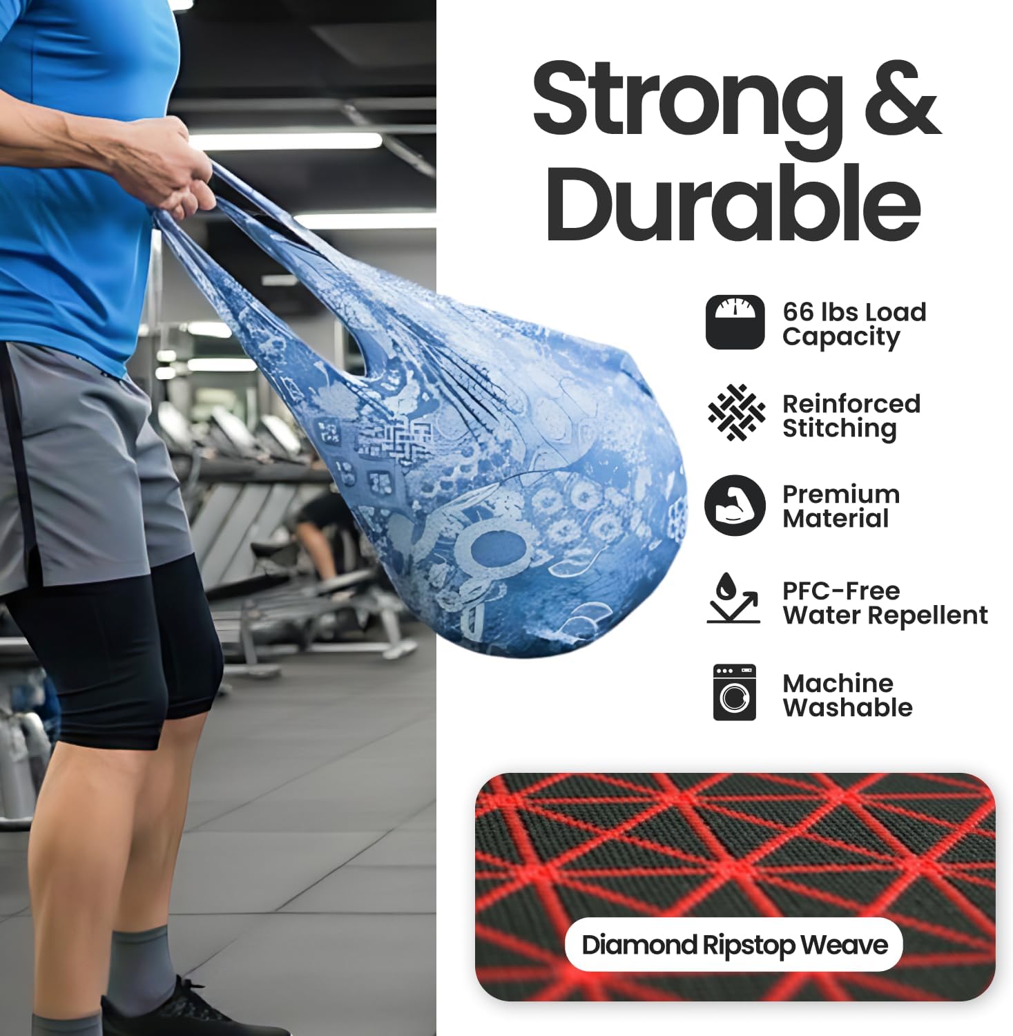 Nanobag Sling - Ultralight Crossbody Bag for Women & Men, Packable Grocery, Travel & Shopping Bag for Everyday Use - Image 7