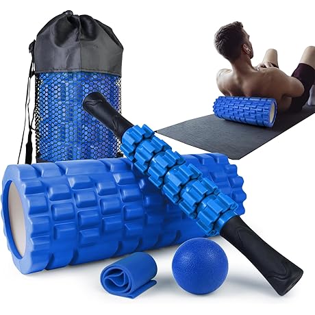 5 in 1 Foam Roller Set for Deep Tissue Muscle Massage