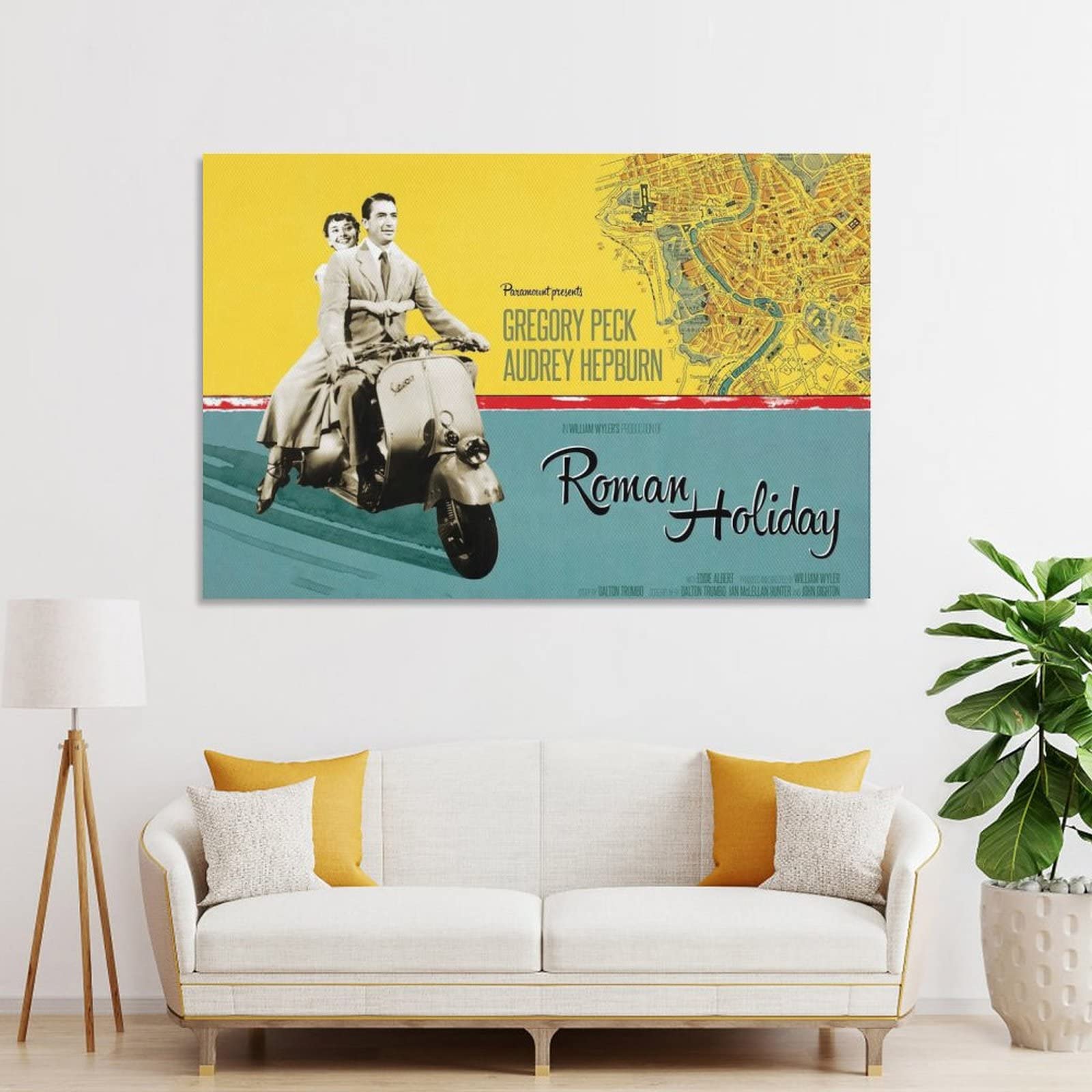 Amazon.co.jp: Roman Holidayオードリー・ヘプバーンクラシック映画 