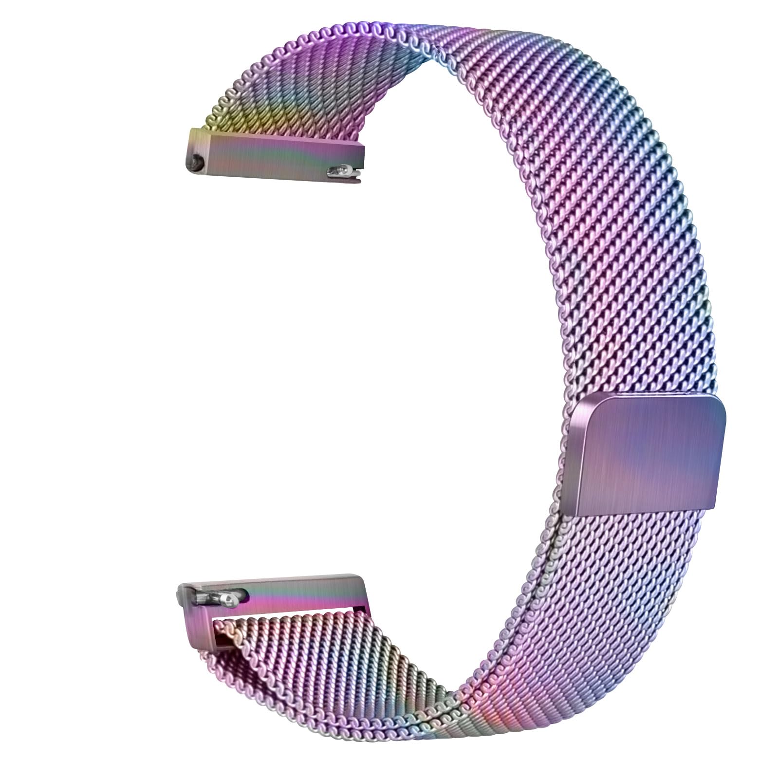 Metal Strap for Samsung Galaxy Watch 4 Strap 40mm 44mm Men Women, Samsung Galaxy Watch 4 Classic Strap 42mm 46mm,20mm Adjustable Silicone Sport Replacement Band for Galaxy Watch 6/5/4 (Multi-Color)