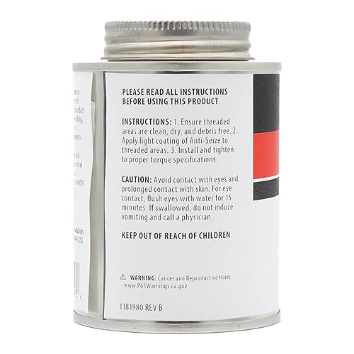 Miniatura 7 de Thread-Magic - Lubricante antiagarre para pernos y tornillos lata superior de cepillo de 4 onzas