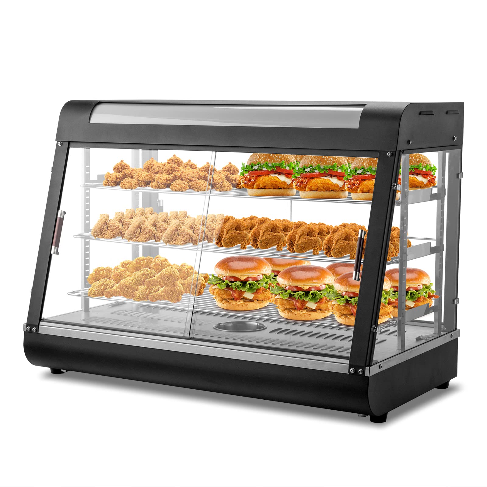 Buy ROVSUN 35" Pizza Warmer Food Warmer Commercial, 3Tier Electric